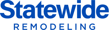 Statewide Remodeling logo with "Statewide" in large blue letters and "REMODELING" in smaller blue letters below on a light gray background.